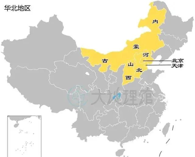 青岛属于华东还是华北_北京属于华东还是华北_中国地图华南华东华北